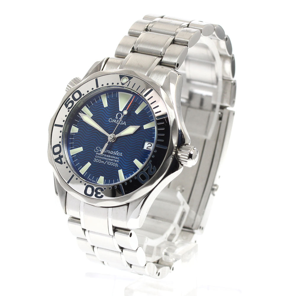 OMEGA Seamaster300 2253.80 Date Blue Dial Automatic Boy's Watch_908404