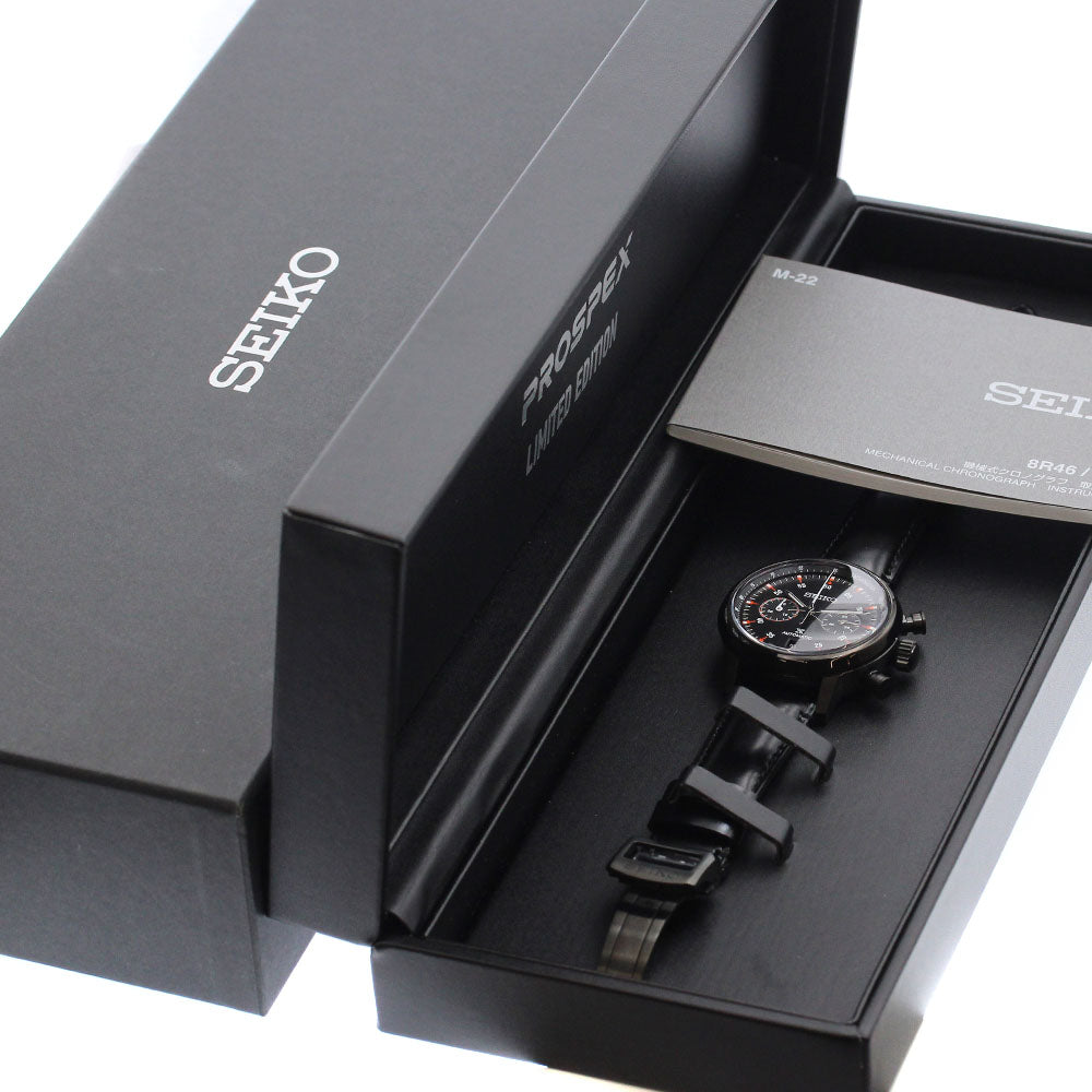 SEIKO Prospex Speed Timer SBEC019/8R46-00F0 black Dial Automatic Men's_908406