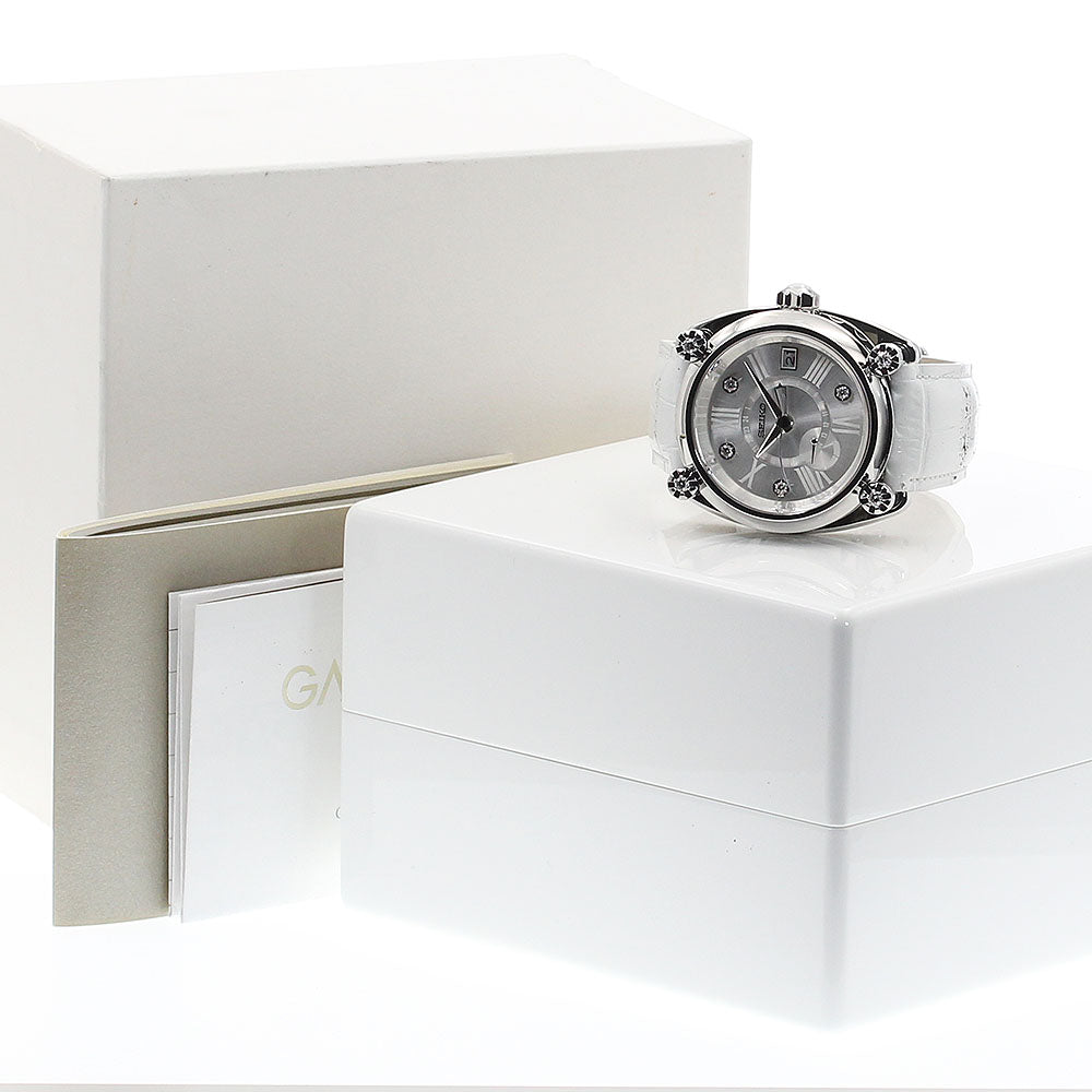 SEIKO Galante SBLA087/5R66-0BD0 10th Anniversary Model 4P Lug Diamond Silver Dial Spring drive Men's Watch_908425