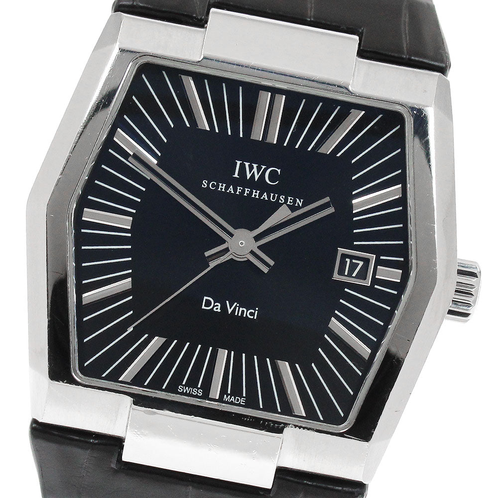 IWC SCHAFFHAUSEN Vintage da vinci IW546101 Date black Dial Automatic Men's Watch_908432
