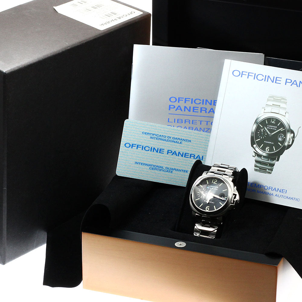 PANERAI Luminor Marina PAM00050 Small Second black Dial Automatic Men's_908450