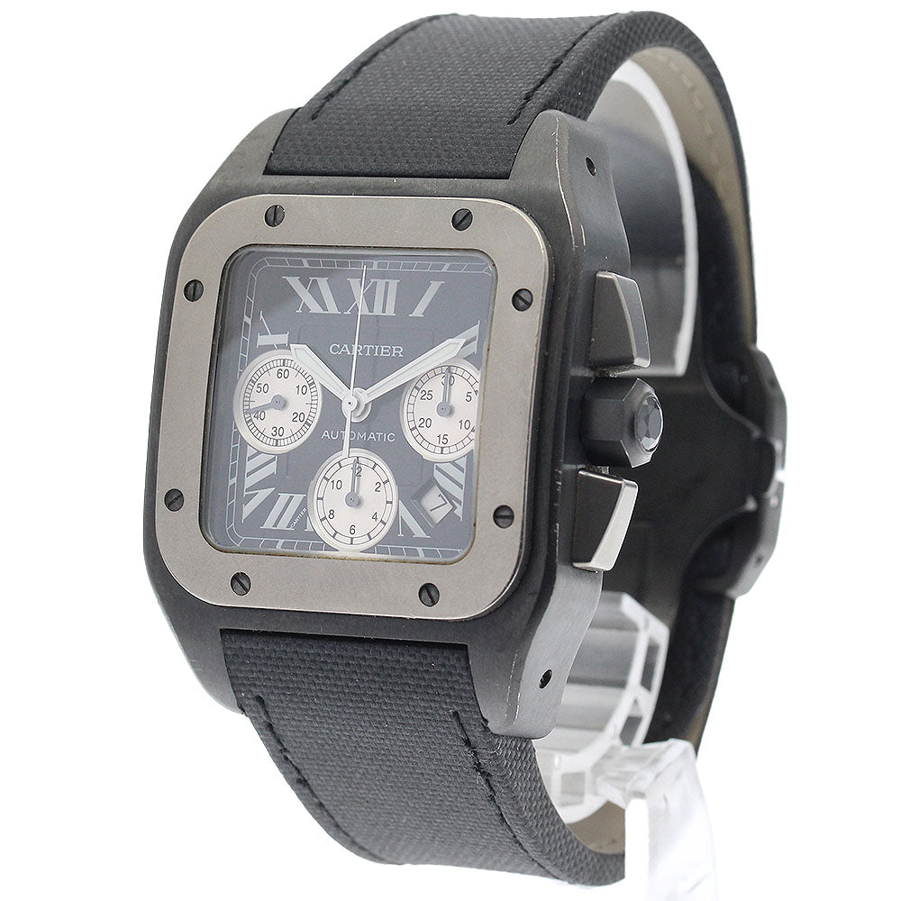 CARTIER Santos 100LM W2020005 Chronograph Automatic Men's Watch_908456