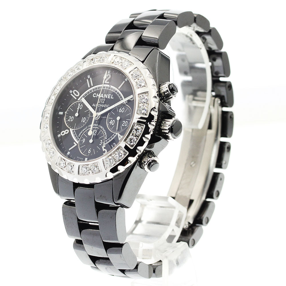 CHANEL J12 H1178 diamond bezel black ceramic black Dial Automatic Men's_908457