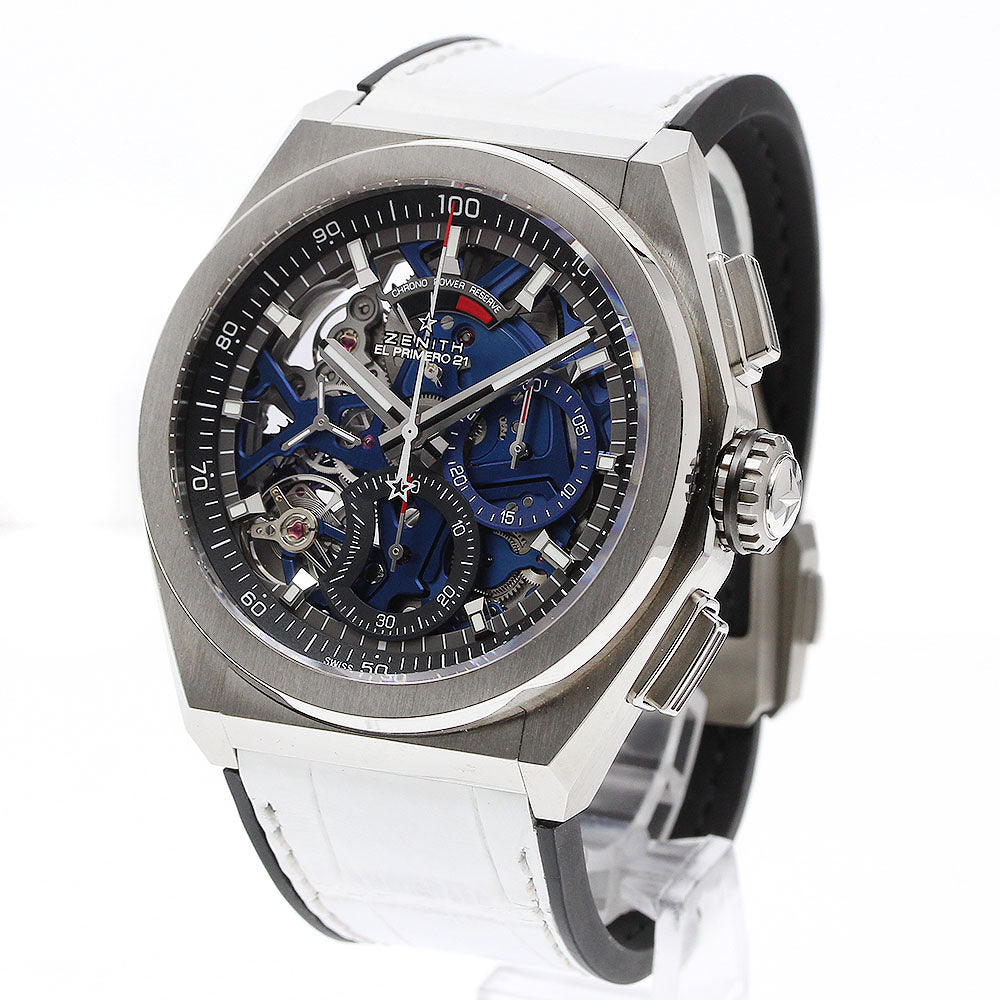 ZENITH Defy El Primero 21 95.9002.9004 Chronograph Blue / skeleton Dial Automatic Men's Watch_908474