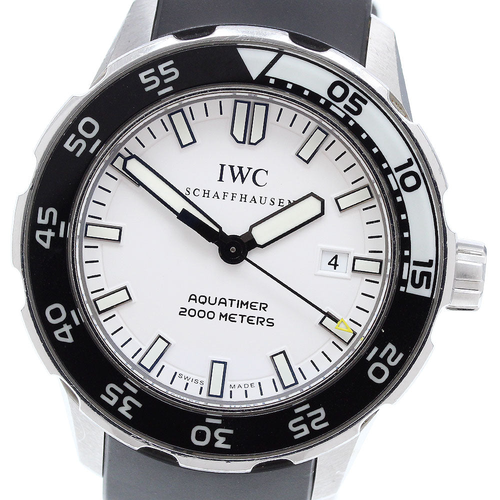 IWC SCHAFFHAUSEN Aqua timer IW356805 Date white Dial Automatic Men's_908475