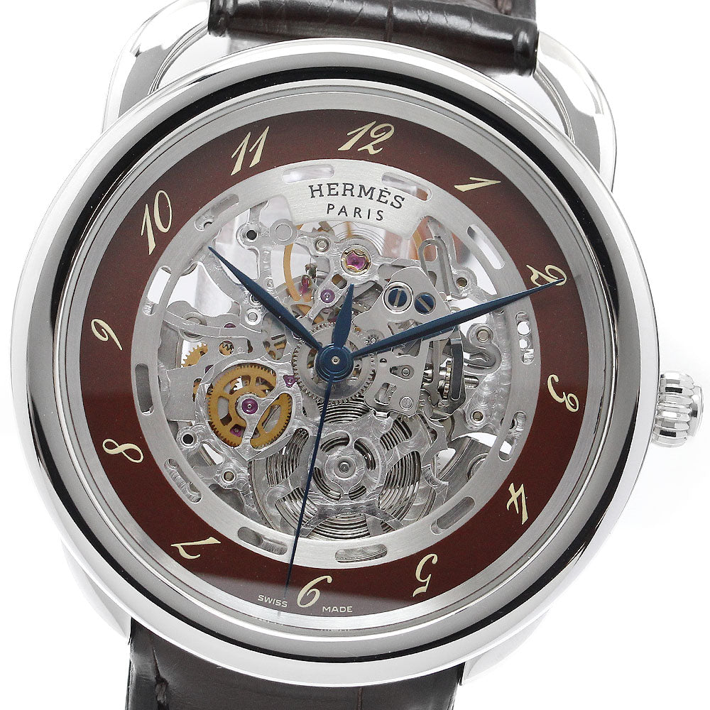 HERMES Arceau skeleton AR6.710 skeleton Dial Automatic Men's Watch_908483