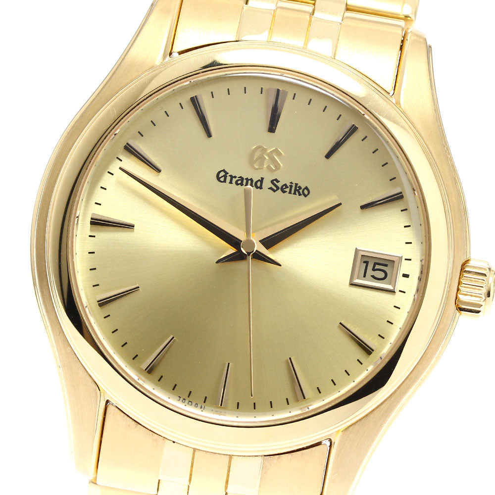 SEIKO Grand Seiko SBGX218/9F62-0A40 K18YG date Quartz Men's Watch_908500