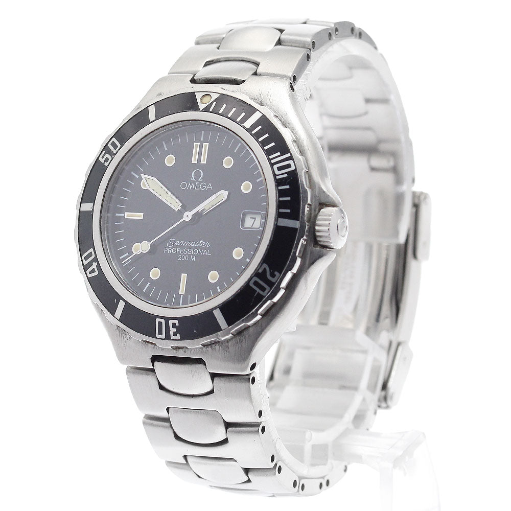 OMEGA Seamaster200 Date black Dial Quartz Men's Watch_908510