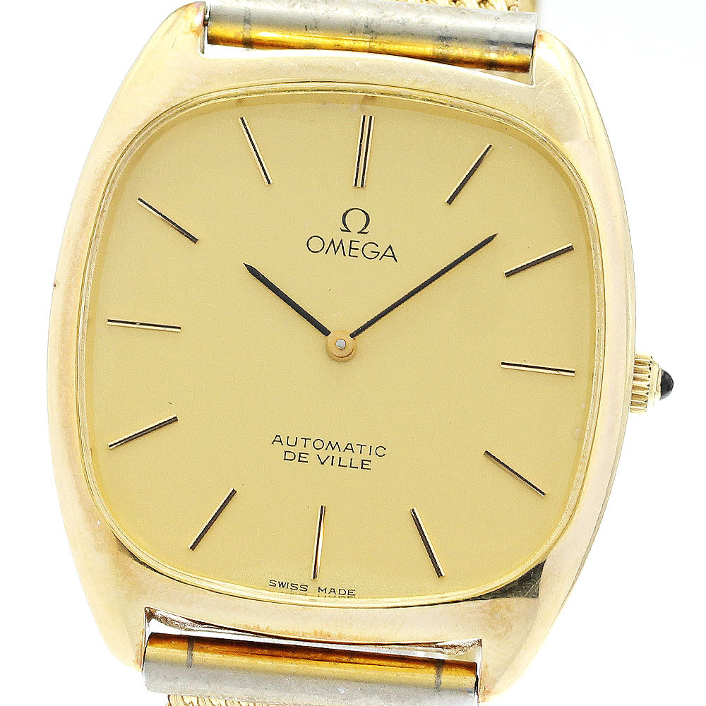 OMEGA De Ville MD151.5801 cal.684 vintage gold Dial Automatic Men's Watch_908511