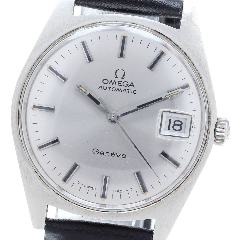 OMEGA Geneve 166.041 Cal.565 Date Silver Dial Automatic Men's Watch_908519
