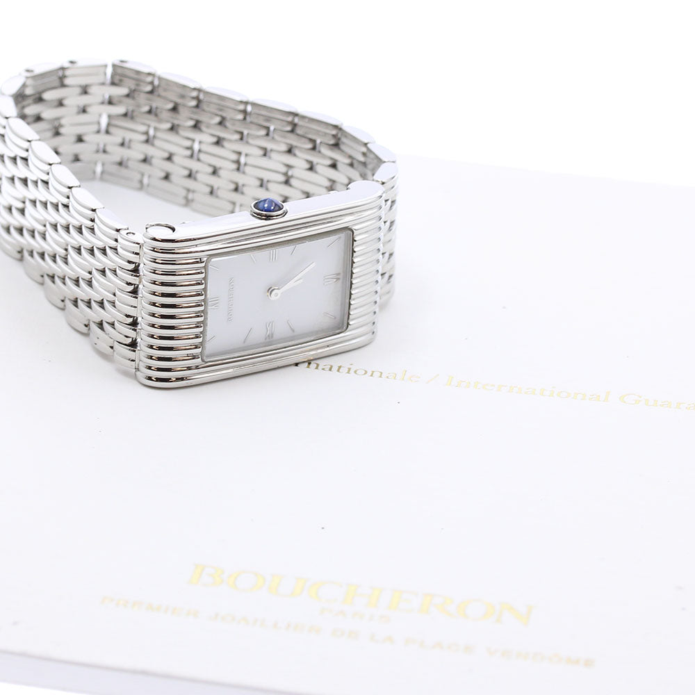 Boucheron Reflation WA030401 white Dial Quartz Ladies Watch_908523