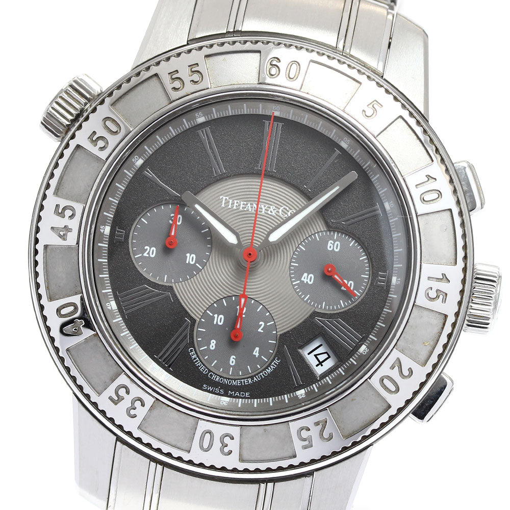 TIFFANY&Co. Mark T-57 Chronograph Date gray Dial Automatic Men's Watch_908525