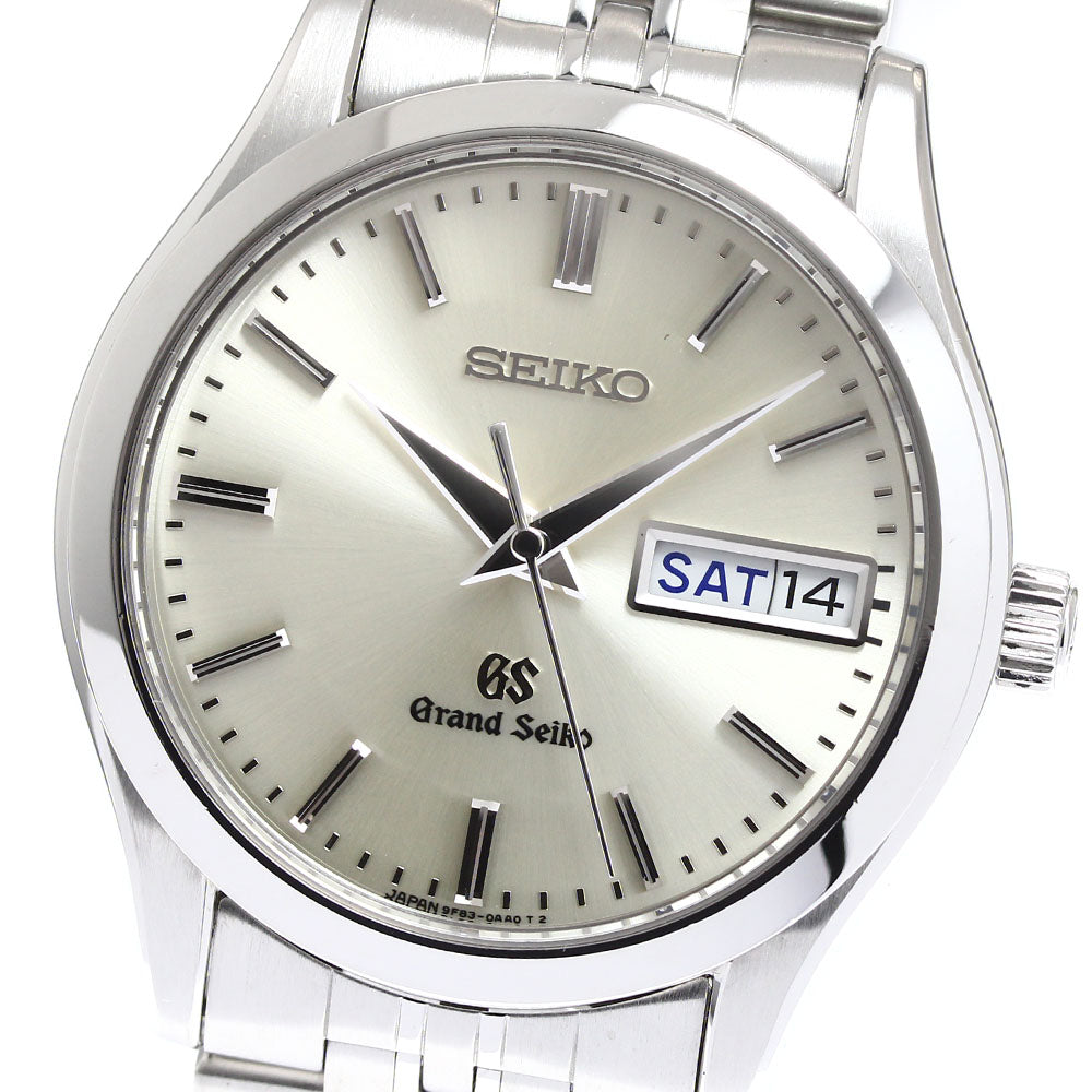 SEIKO Grand Seiko SBGT015/9F83-0AB0 Day date Silver Dial Quartz Men's _908535