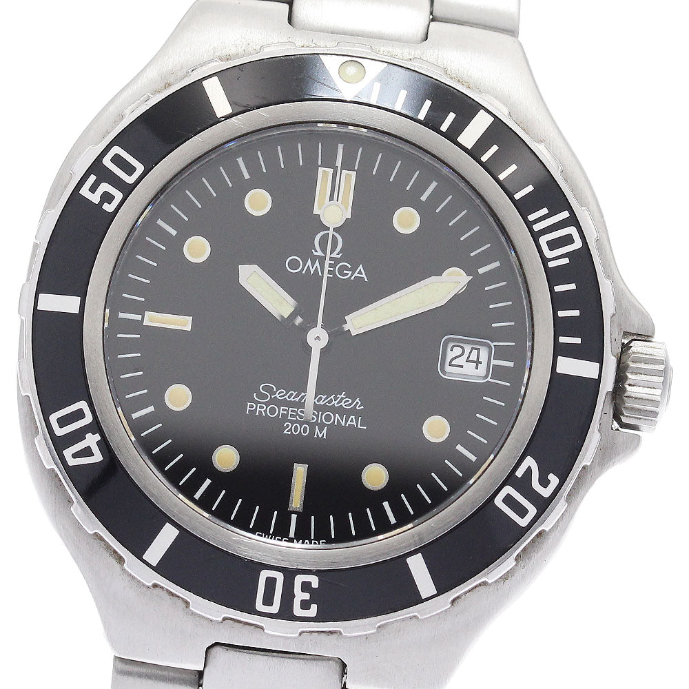 OMEGA Seamaster200 Date black Dial Quartz Men's Watch_908537