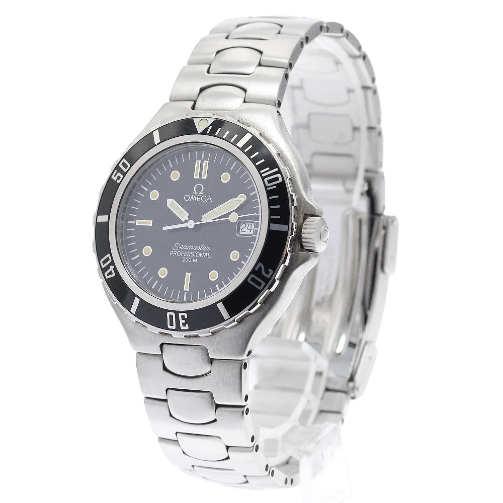 OMEGA Seamaster200 Date black Dial Quartz Men's Watch_908537