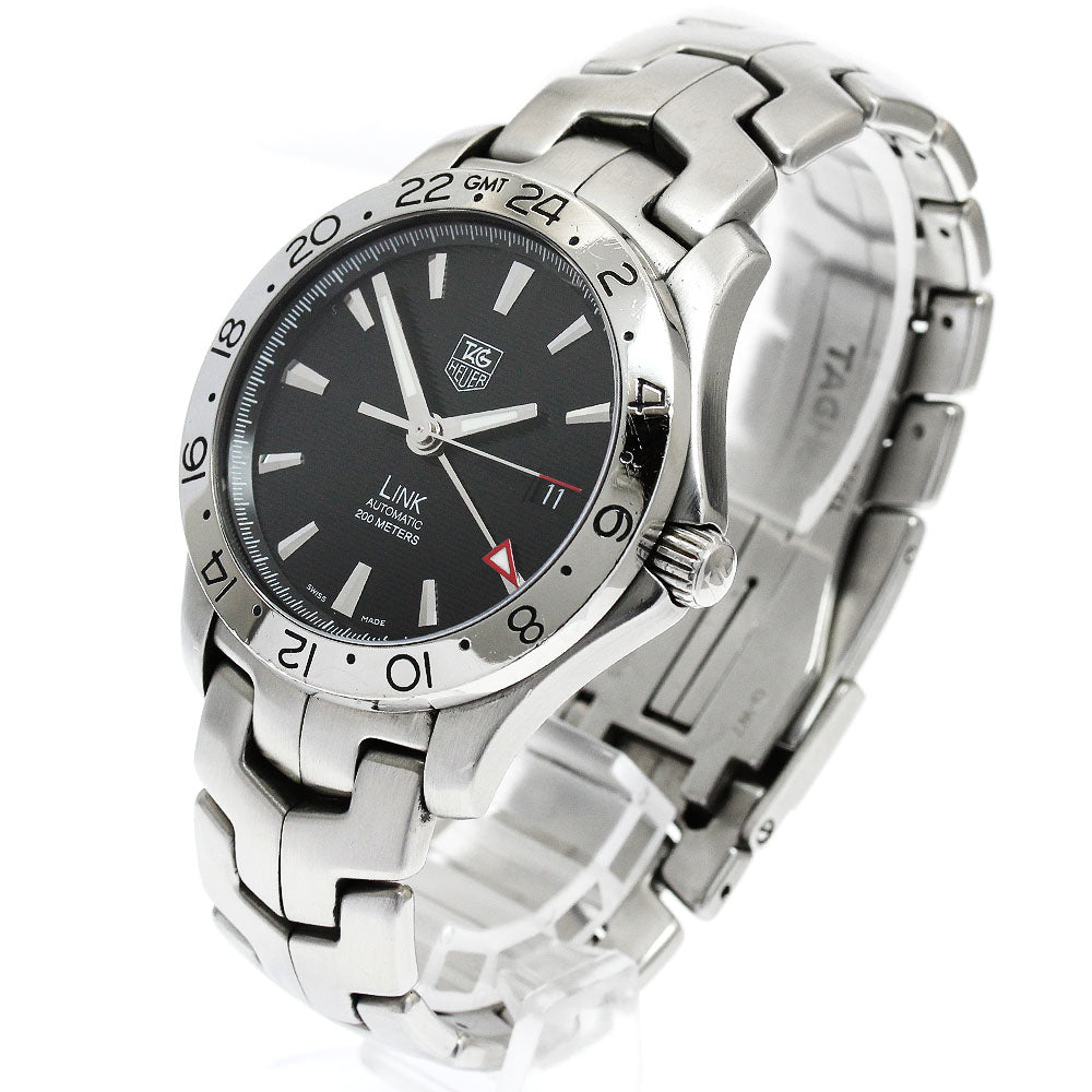 TAG HEUER Link WJF2116 GMT date Black Dial Automatic Men's Watch_908538