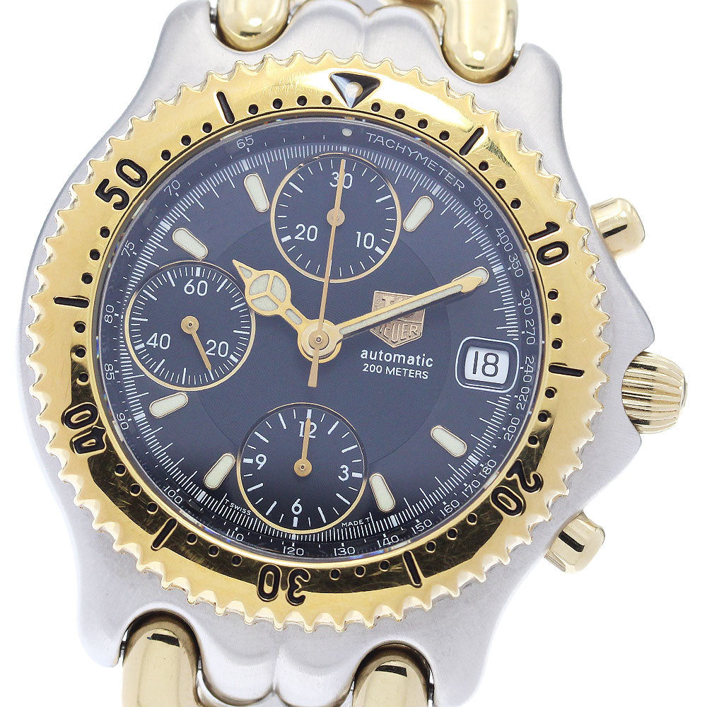 TAG HEUER S/el CG2121-R0 Chronograph black Dial Automatic Men's Watch_908541