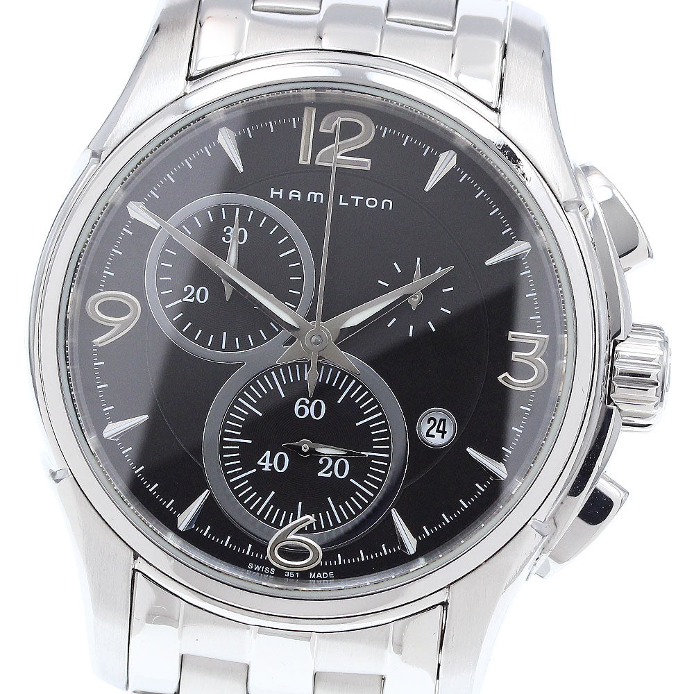HAMILTON Jazz master H326120 Chronograph black Dial Quartz Men's Watch_908543