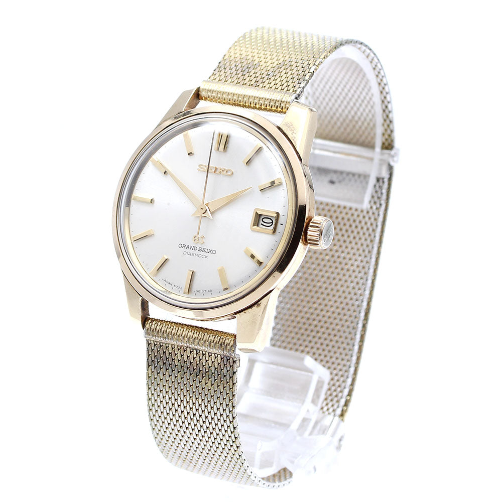 SEIKO Grand Seiko 5722-9011 Date Silver Dial Hand Winding Men's Watch_908546