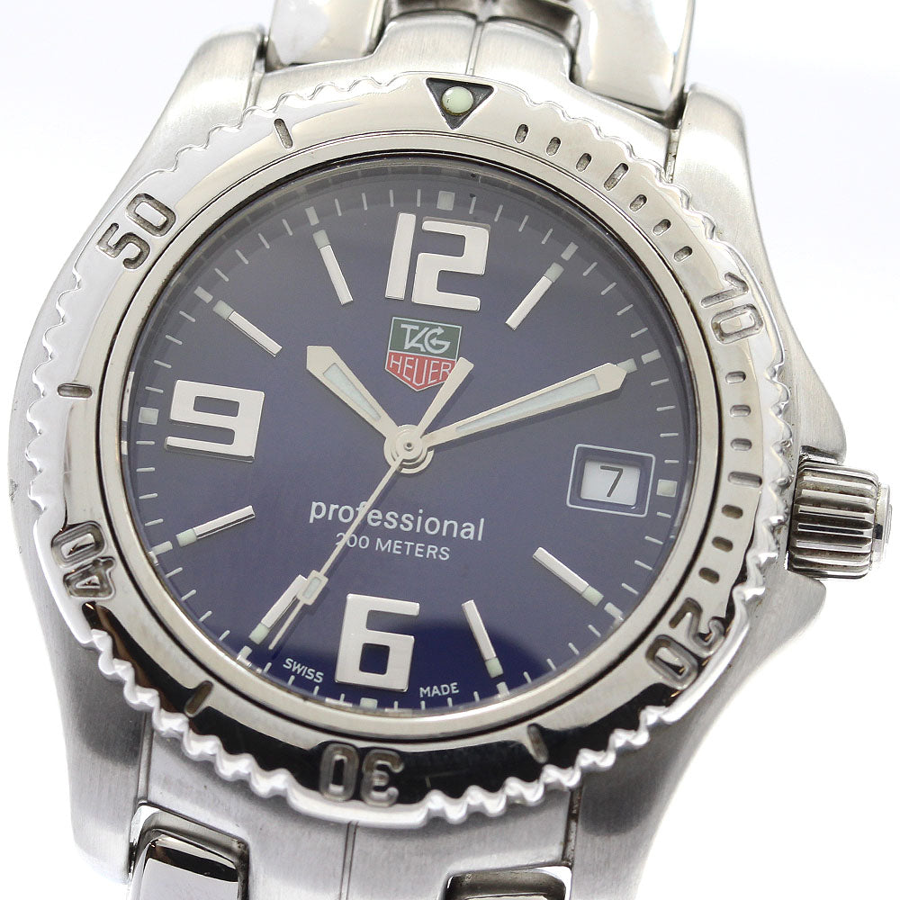 TAG HEUER Link WT1213 Date blue Dial Quartz Boy's Watch_908550
