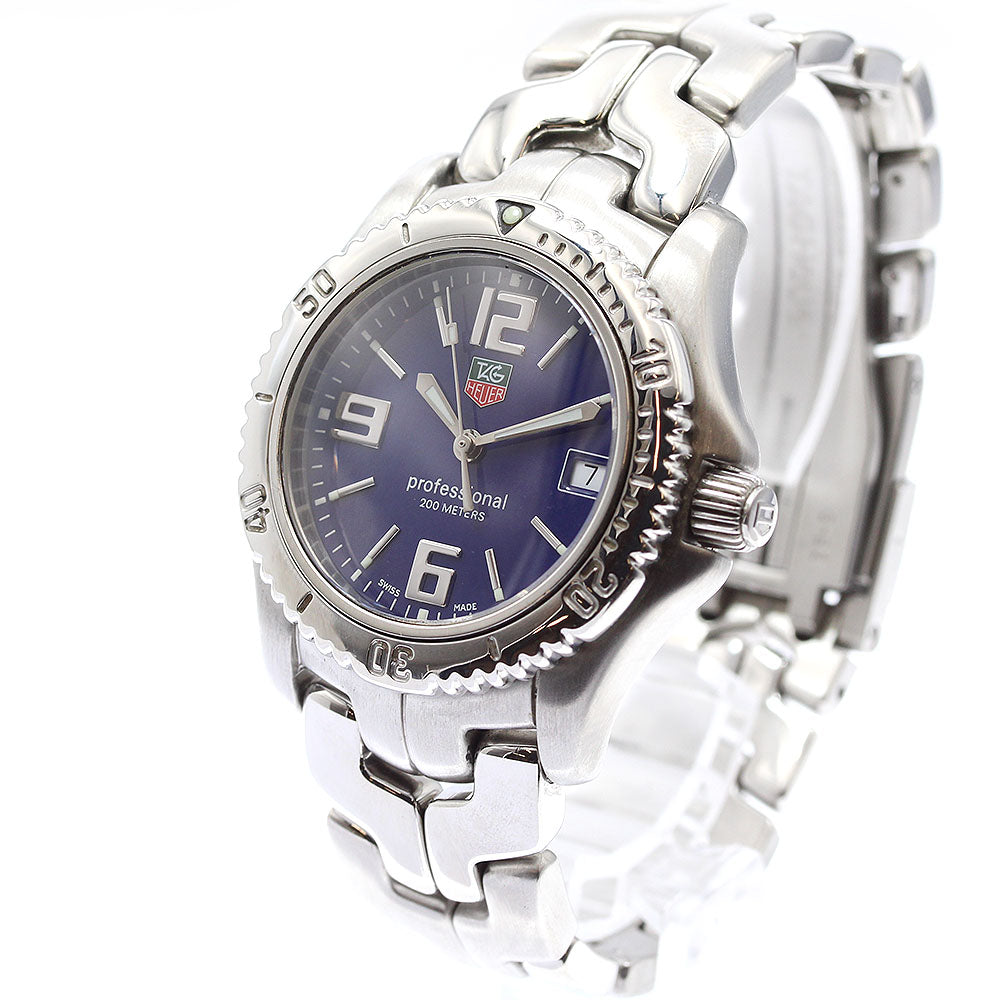 TAG HEUER Link WT1213 Date blue Dial Quartz Boy's Watch_908550