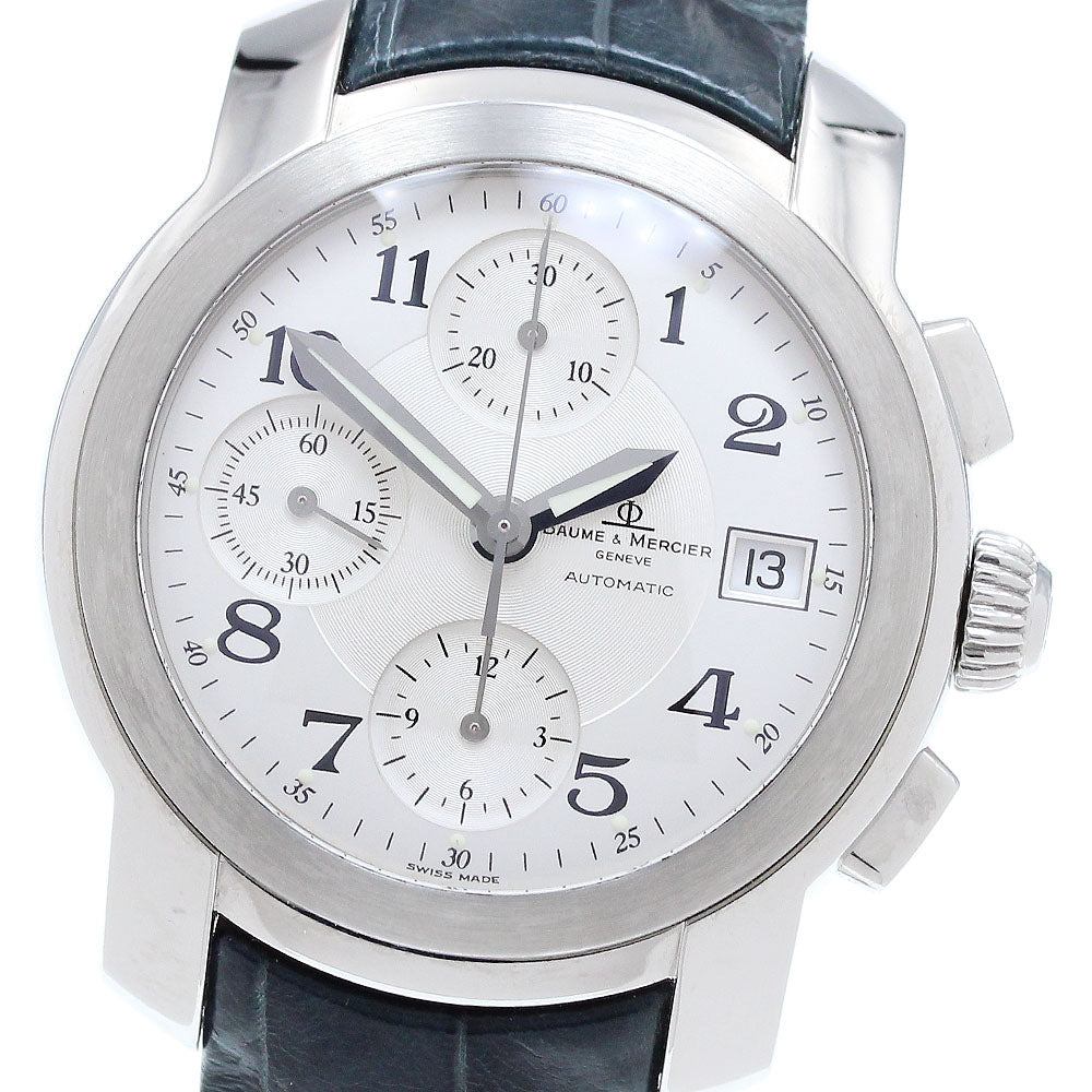 Baume & Mercier Cape Land MV045216 Date Chronograph Silver Dial Automatic Men's Watch_908551