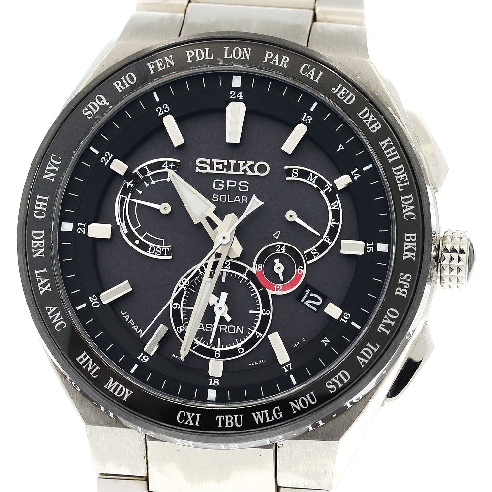 SEIKO Astron SBXB123/8X53-0AV0-2 GPS Solar Powered Radio Men's Watch_908559