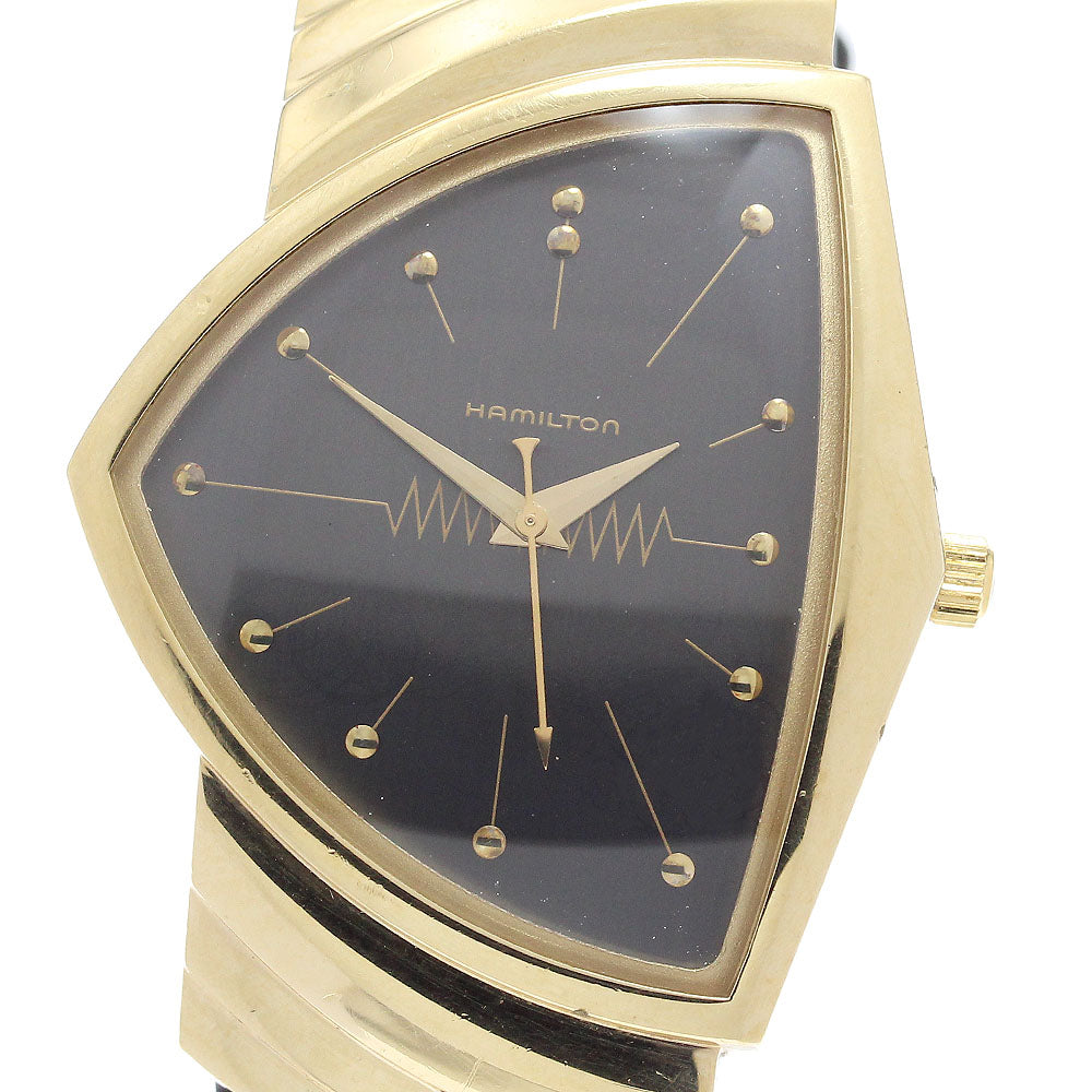 HAMILTON Ventura 6250A black Dial Quartz Men's Watch_908582