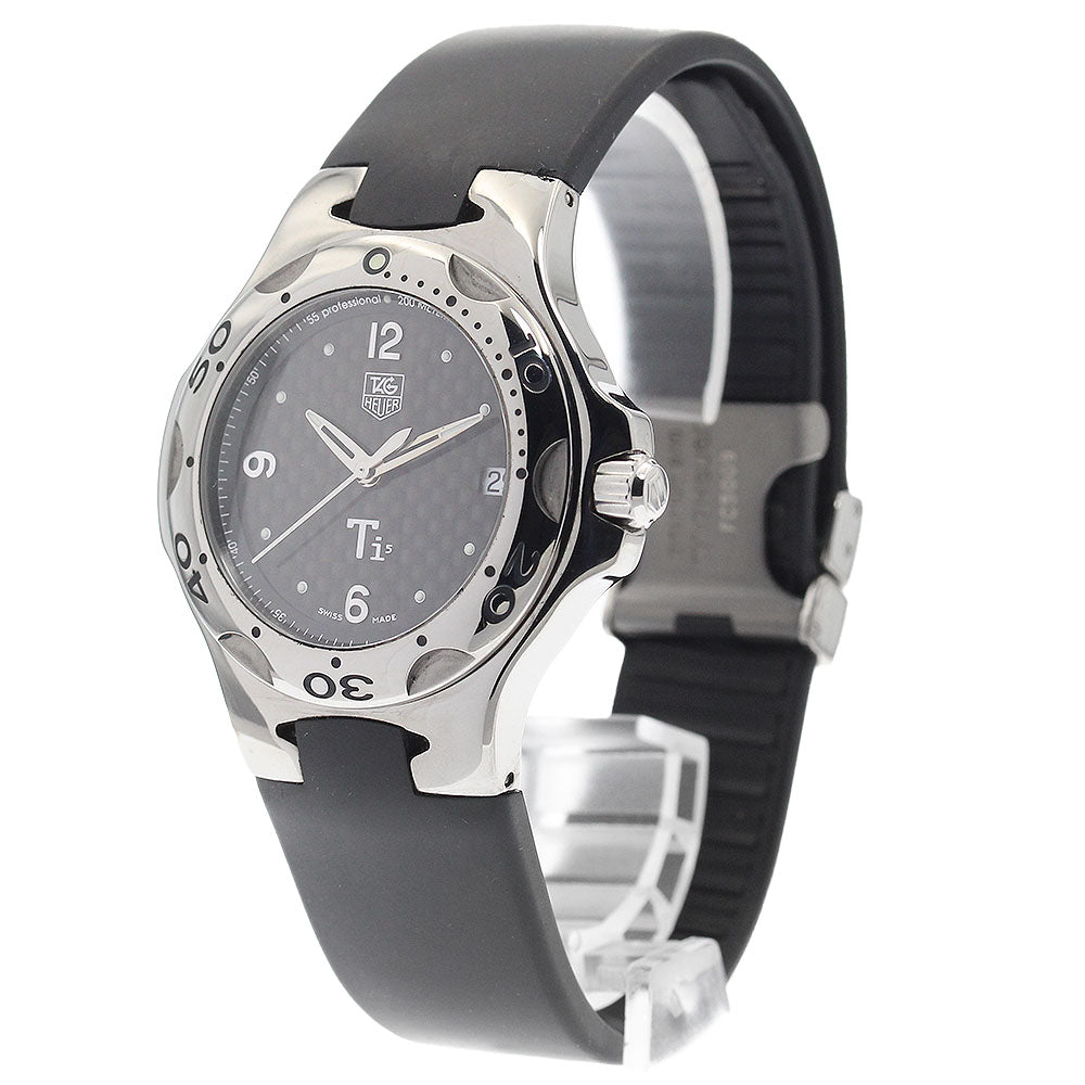 TAG HEUER Kylium WL1180 Date black Dial Quartz Men's Watch_908585