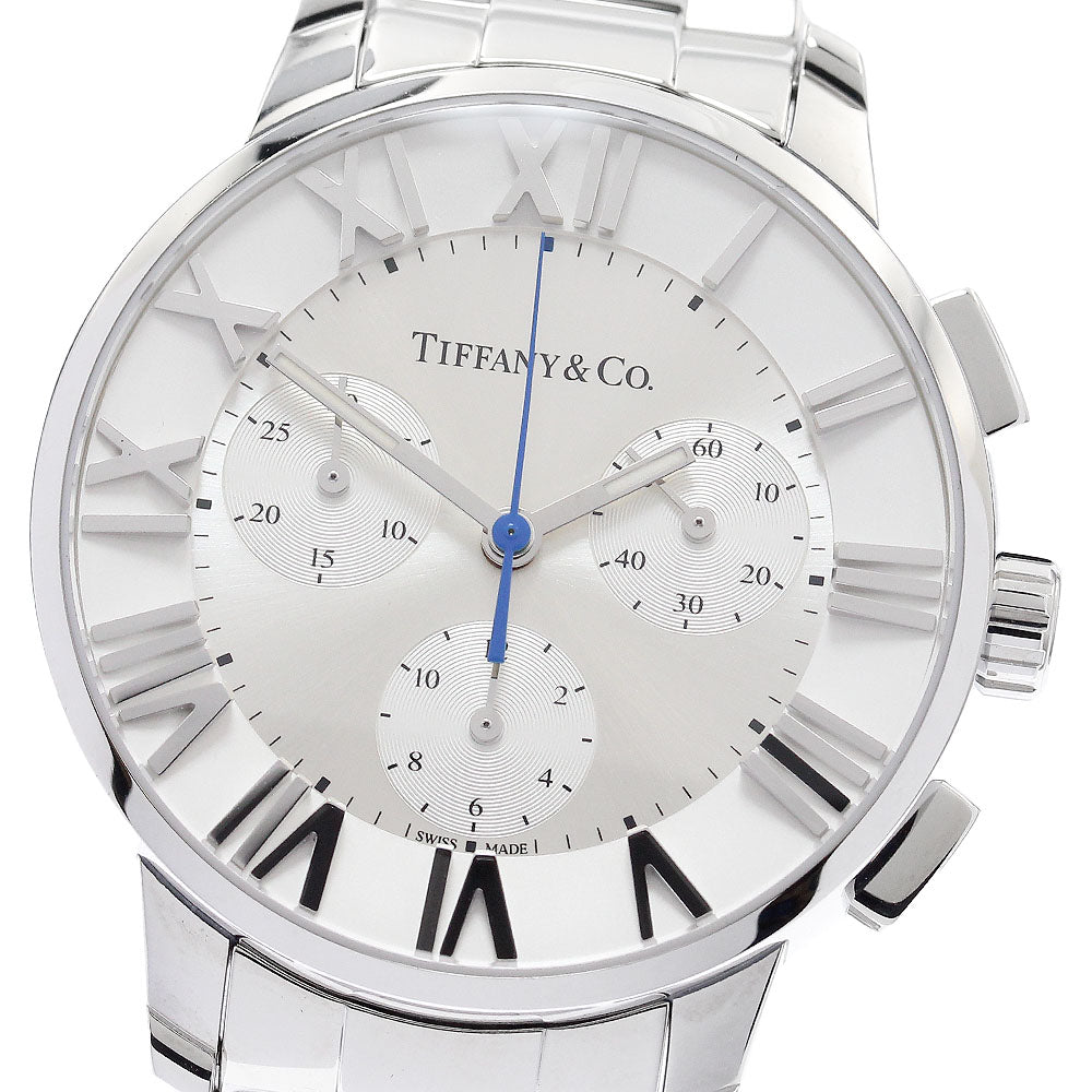 TIFFANY&Co. Atlas Dome Chronograph Silver Dial Quartz Men's Watch_908591