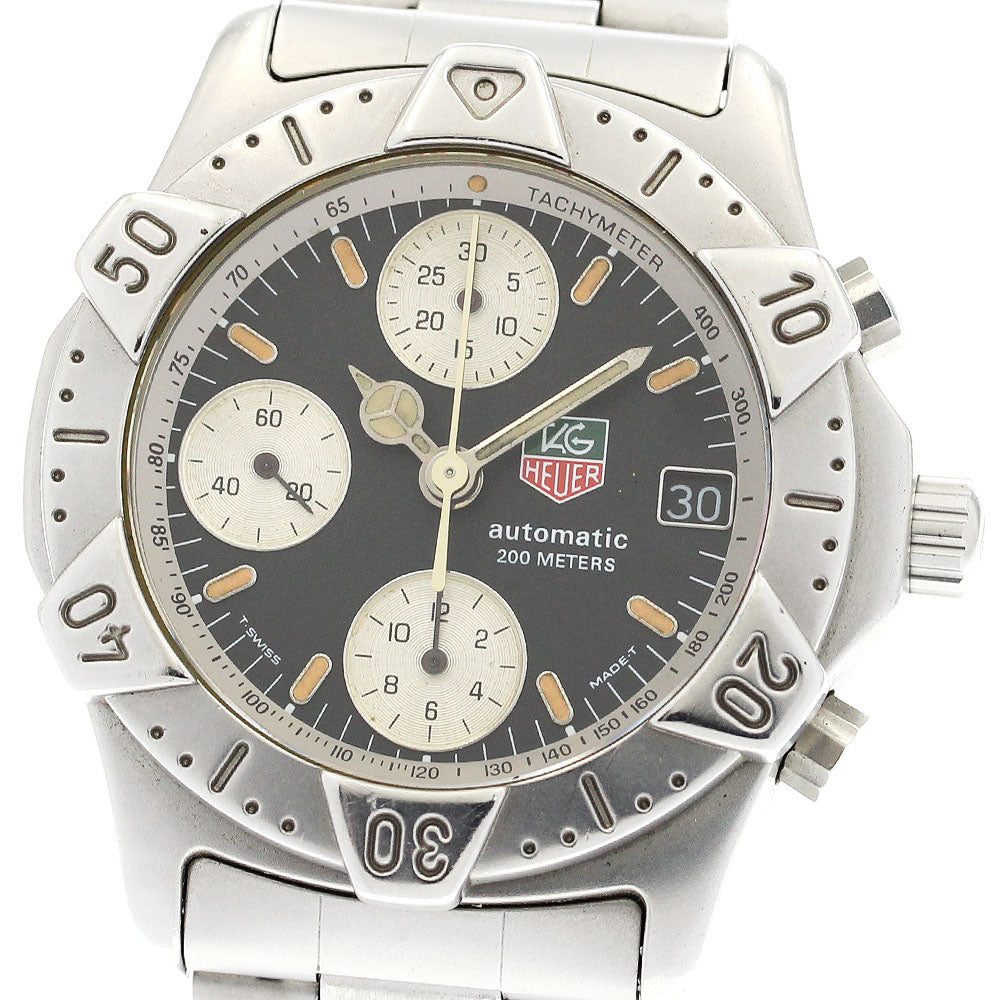 TAG HEUER Diver 740.306 Chronograph Date black Dial Automatic Men's Watch_908601