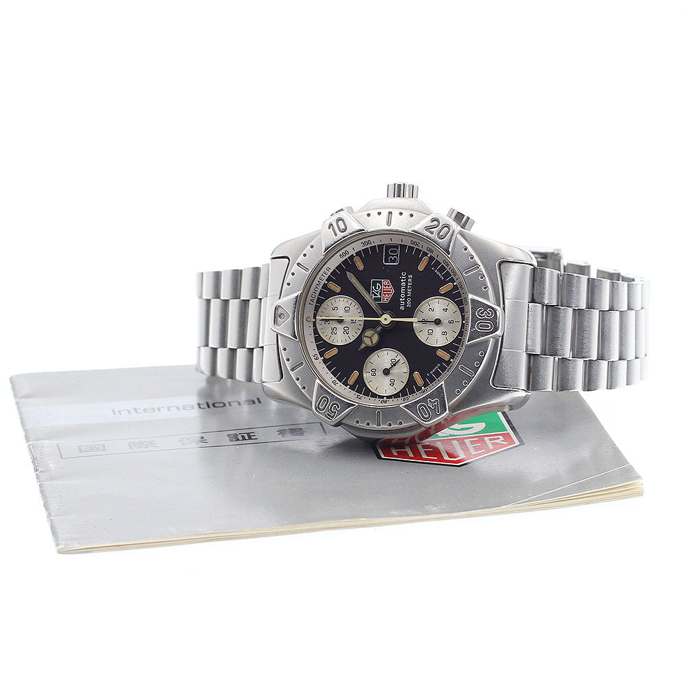 TAG HEUER Diver 740.306 Chronograph Date black Dial Automatic Men's Watch_908601