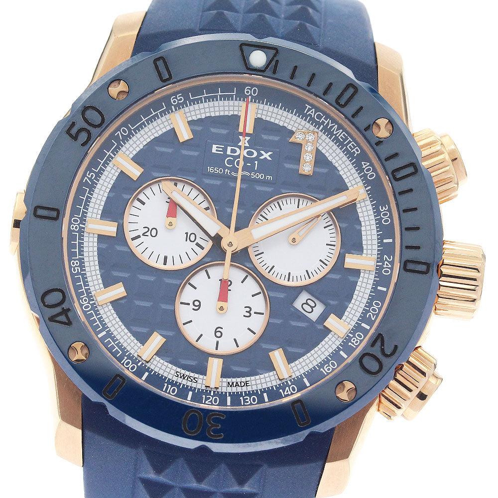 EDOX Chrono Offshore 1 Limited 10221 Index 1 diamond Quartz Men's Watch_908603