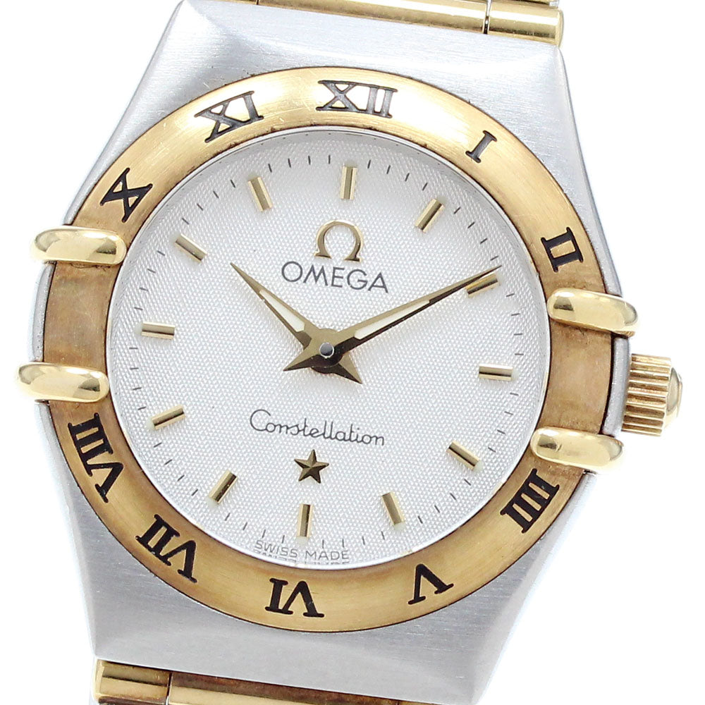 OMEGA Constellation Mini 1262.30 full bar Silver Dial Quartz Ladies Watch_908618