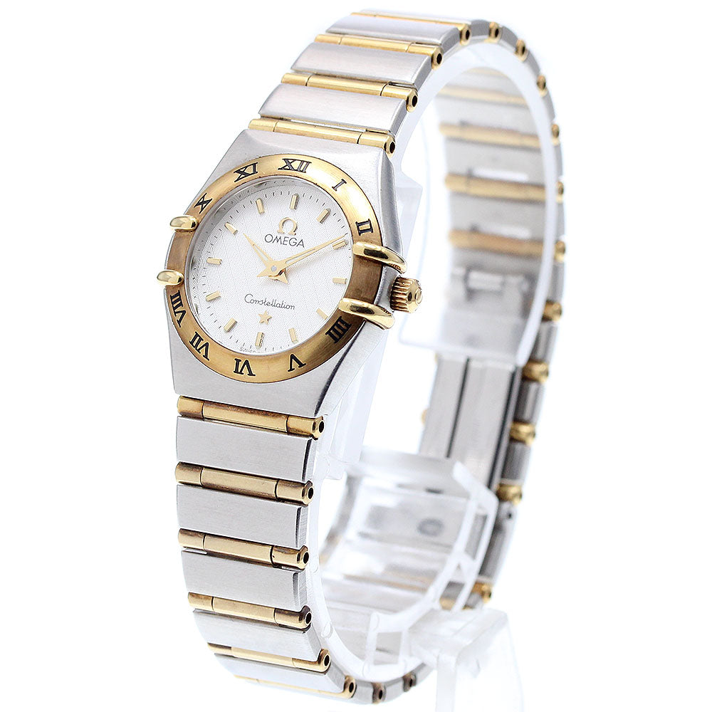 OMEGA Constellation Mini 1262.30 full bar Silver Dial Quartz Ladies Watch_908618