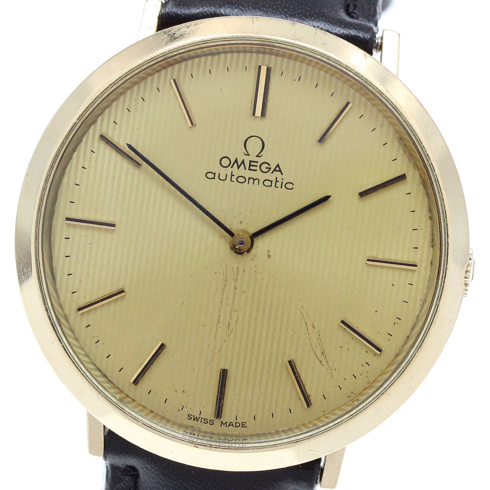 OMEGA vintage gold Dial Automatic Men's Watch_908620