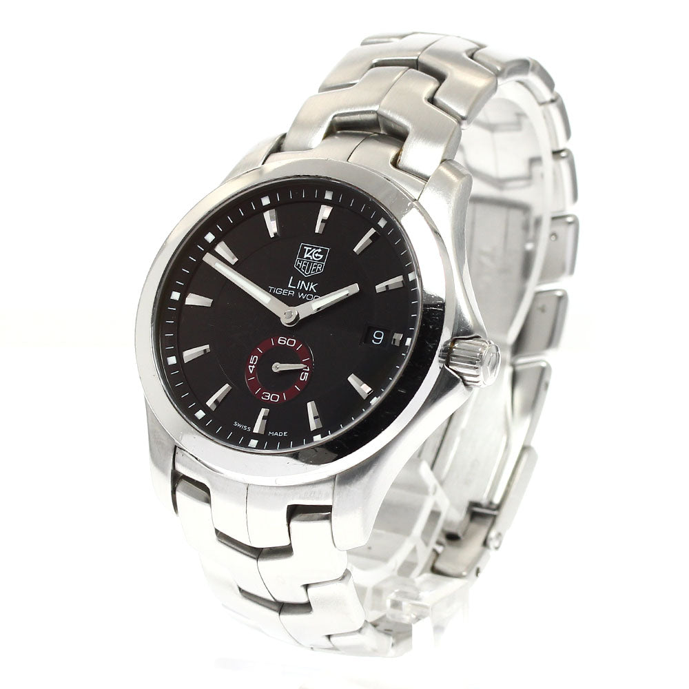 TAG HEUER Link Tiger Woods WJ2110 Small seconds Automatic Men's Watch_908656