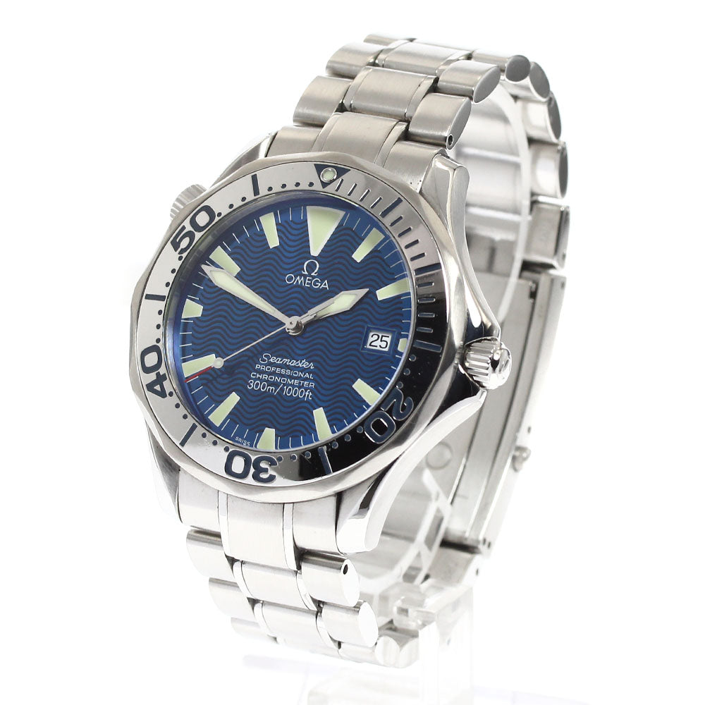 OMEGA Seamaster300 2255.80 Date blue Dial Automatic Men's Watch_908657