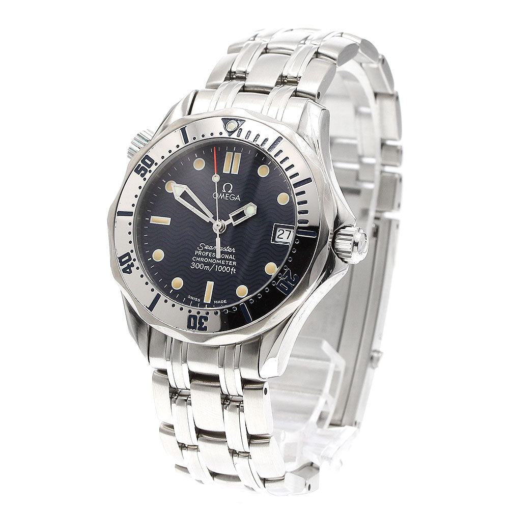 OMEGA Seamaster Diver 300M 2552.80 Date Navy Dial Automatic Boy's Watch_908661