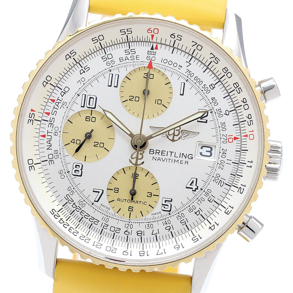 BREITLING Navitimer D13322 Chronograph YG bezel Dial AT Men's Watch_908667