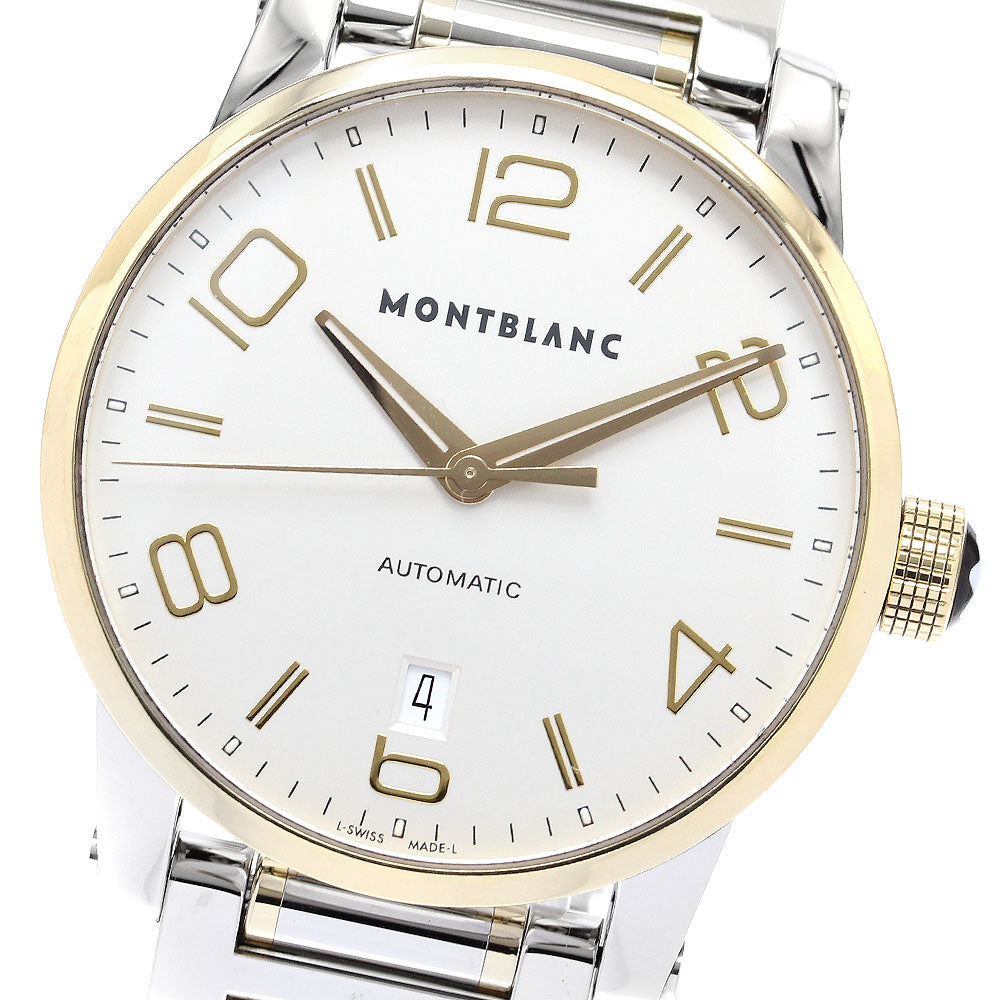 MONTBLANC Time walker 106502 K18YGBezel Date Automatic Men's Watch_908671