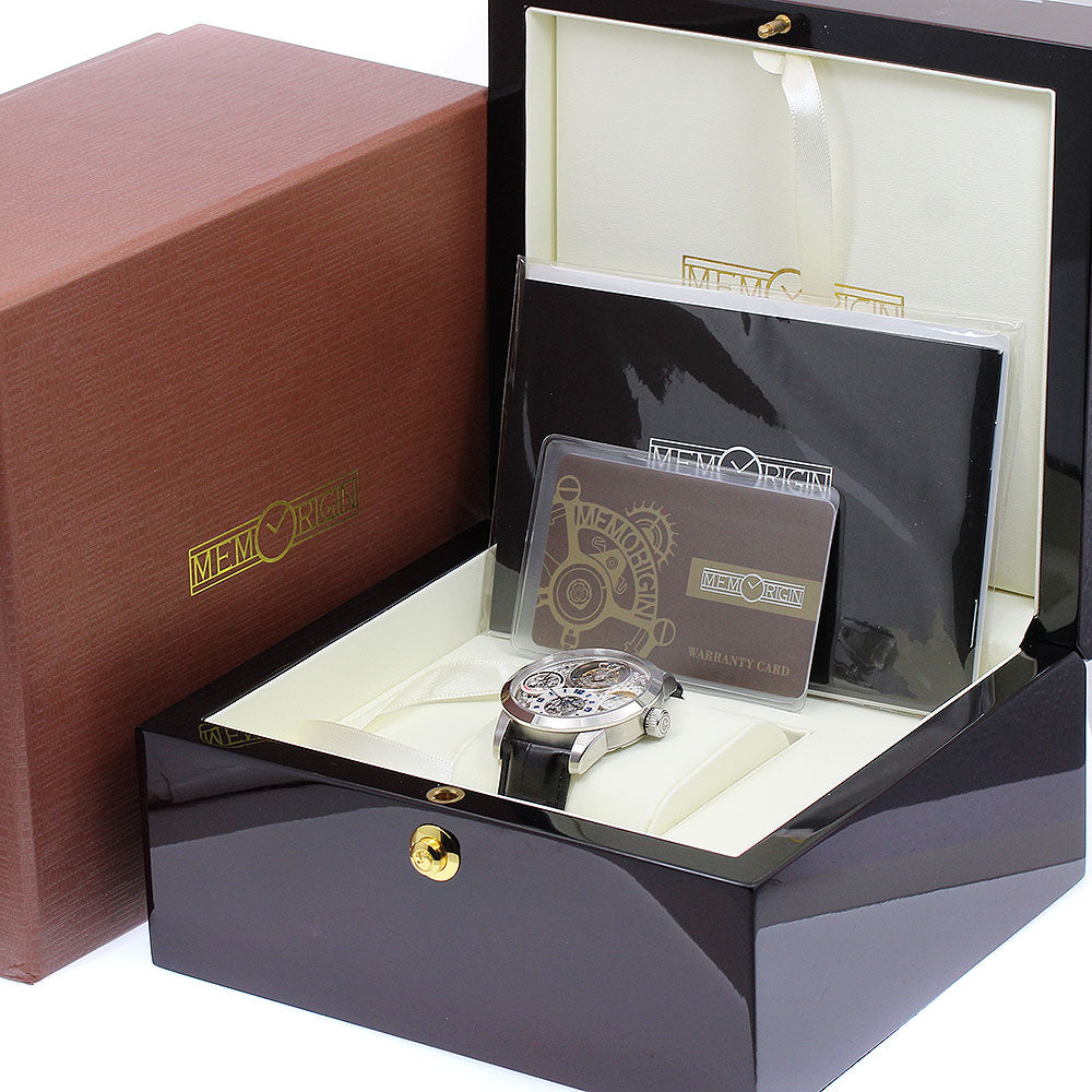 MEMORIGIN Starlit Legend MO1005G Tourbillon skeleton Dial Hand Winding Men's Watch_908698