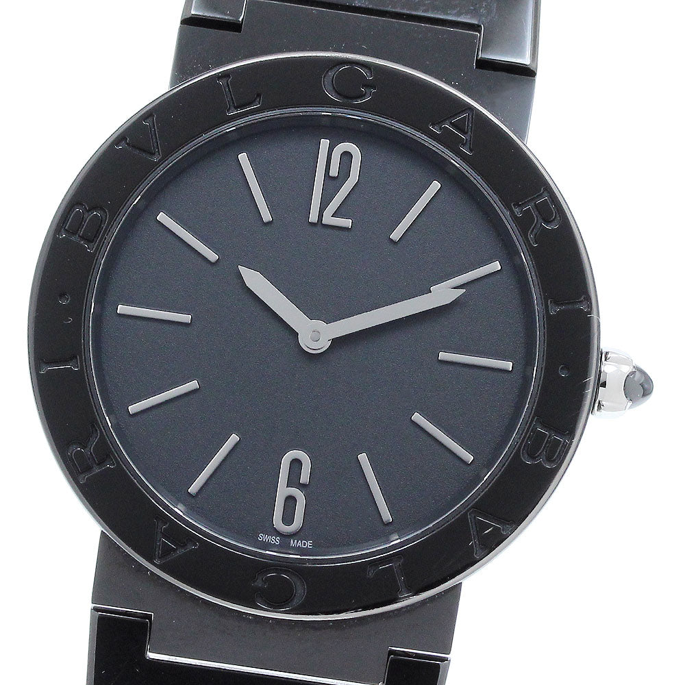 BVLGARI BVLGARIBVLGARI BB33SS/103557 Date black Dial Quartz Men's Watch_908718