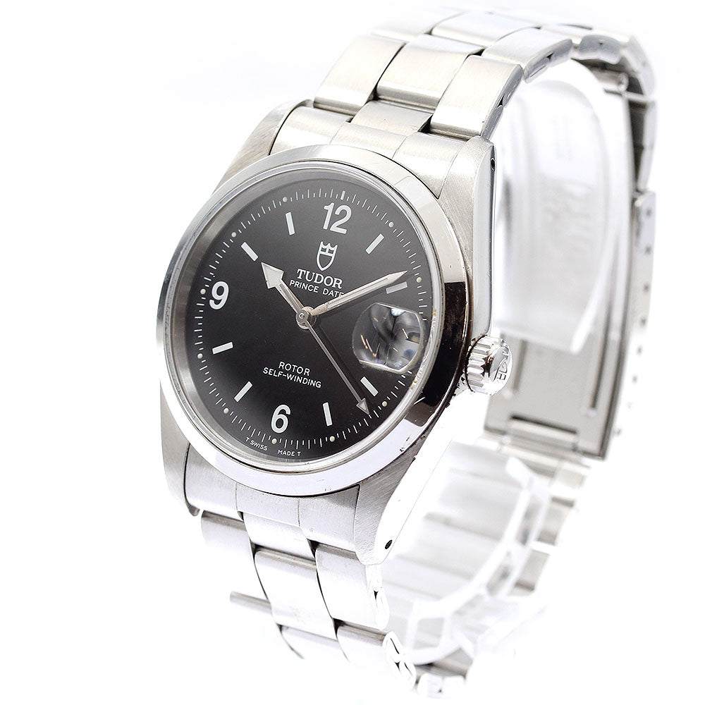 TUDOR Prince Date 74000N Cal.2824-2 black Dial Automatic Boy's Watch_908723