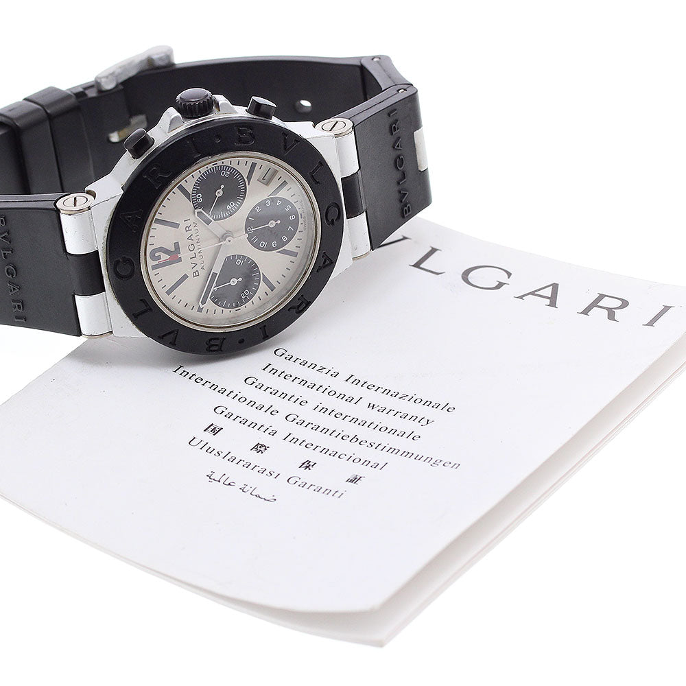 BVLGARI aluminum AC38TA Chronograph Automatic Men's Watch_908737