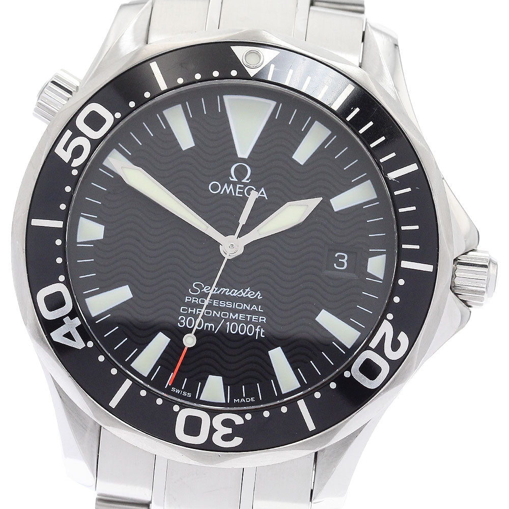 OMEGA Seamaster300 2254.50 Date black Dial Automatic Men's Watch_908743