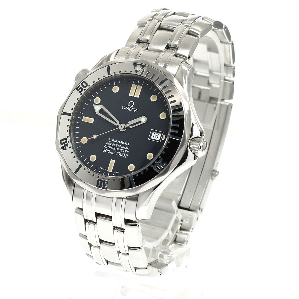 OMEGA Seamaster300 2532.80 Date Navy Dial Automatic Men's Watch_908757