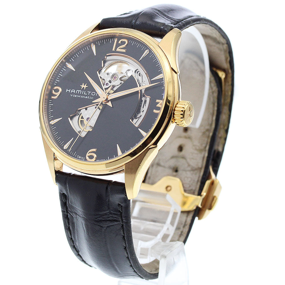 HAMILTON Jazz master H327350 Open heart black Dial Automatic Men's Watch_908761