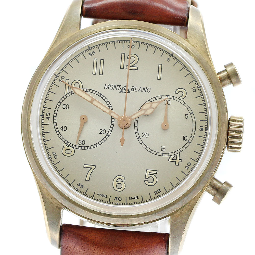 MONTBLANC 1858 automatic Ref.118223 Chronograph gold Dial Automatic Men's_908777