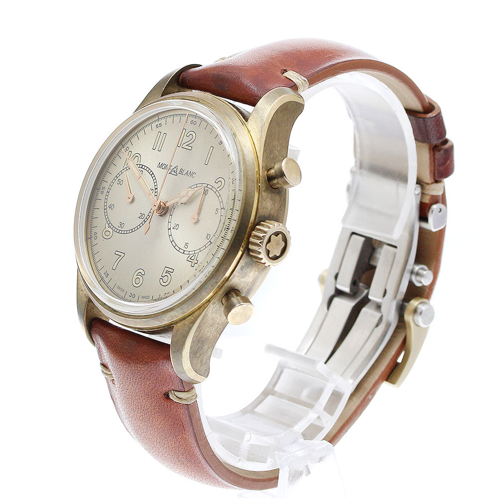 MONTBLANC 1858 automatic Ref.118223 Chronograph gold Dial Automatic Men's_908777